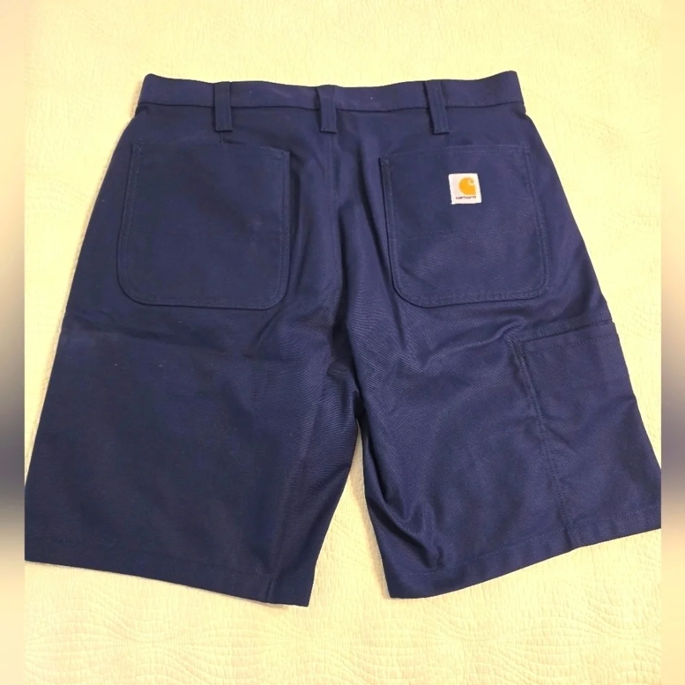 NWT Carhartt Men's Cargo Shorts With Flat Front - Picture 2 of 7